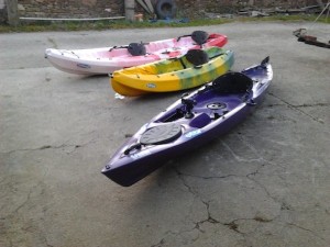 Used and New kayaks. All types 150 to 850 euro Wexford